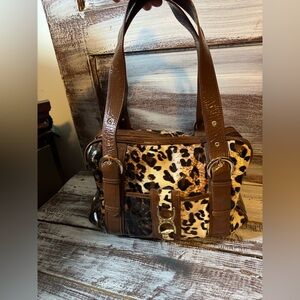 Hot in Hollywood Leopard Print Shoulder Bag